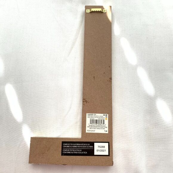 Ashland Letter "L" Hanging Wall Decor Sign Monogram NWT - Picture 2 of 5